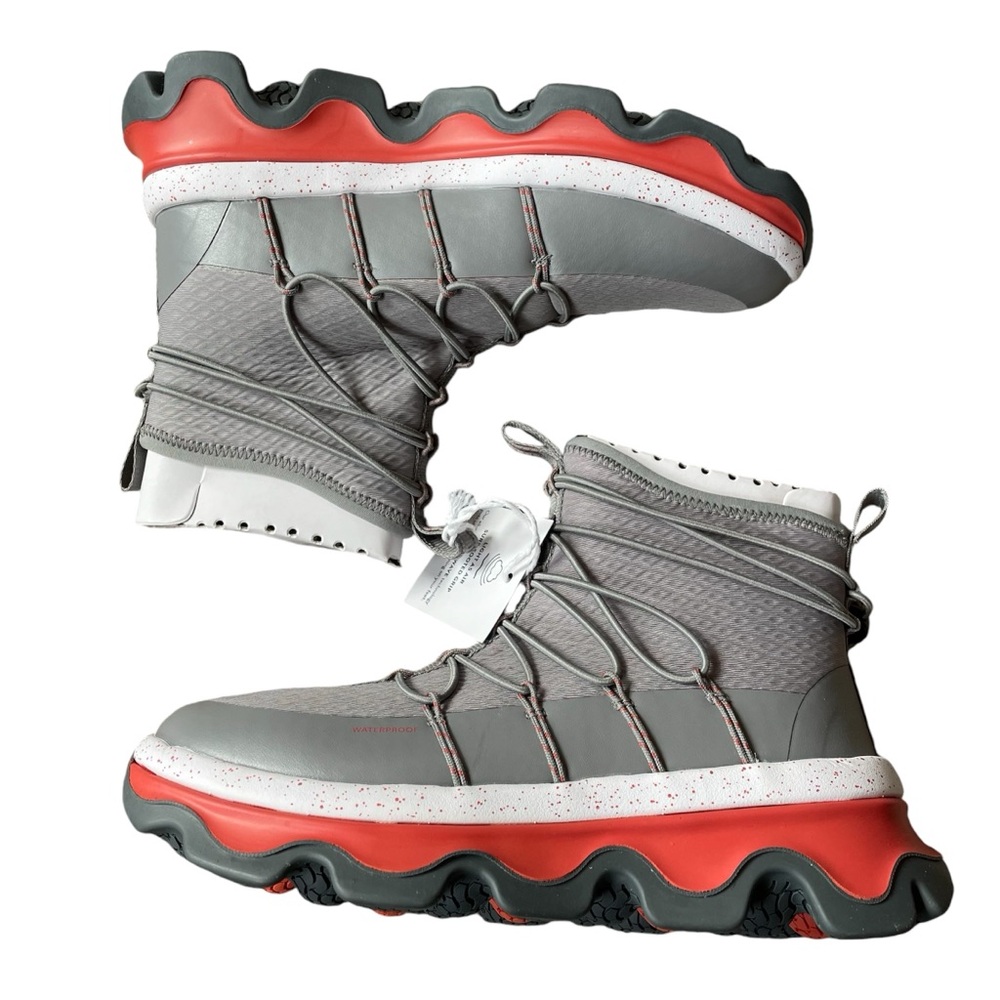 Sperry Women's Plushwave 3D Boots Waterproof Rain Snow Shoe Size 7M Gray Hiking
